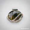 Kodama Green Amber Pendant