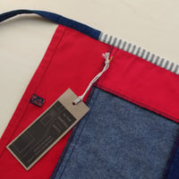 Image 5 of Boro Patchwork Denim Half Apron, One-Of-A-Kind. No16:2. was £118.00 now 25% off