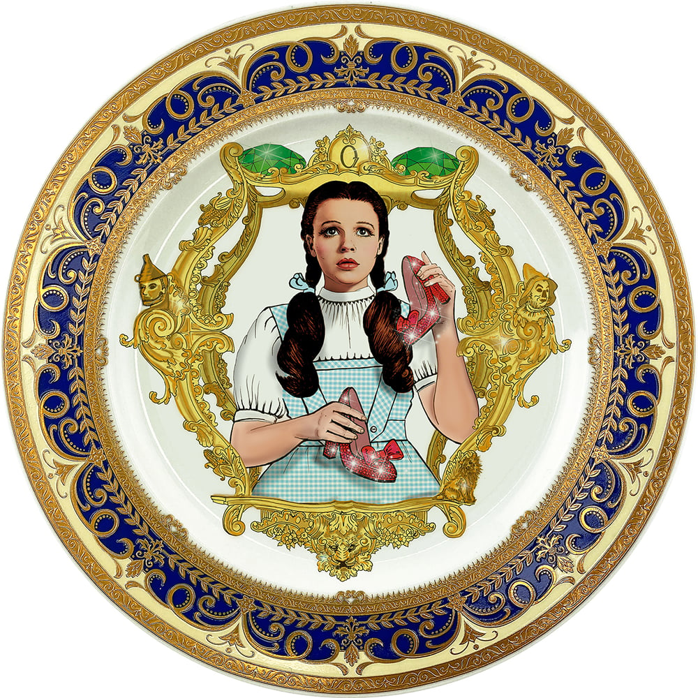Image of The Wizard of OZ -  Fine China Plate - #0786
