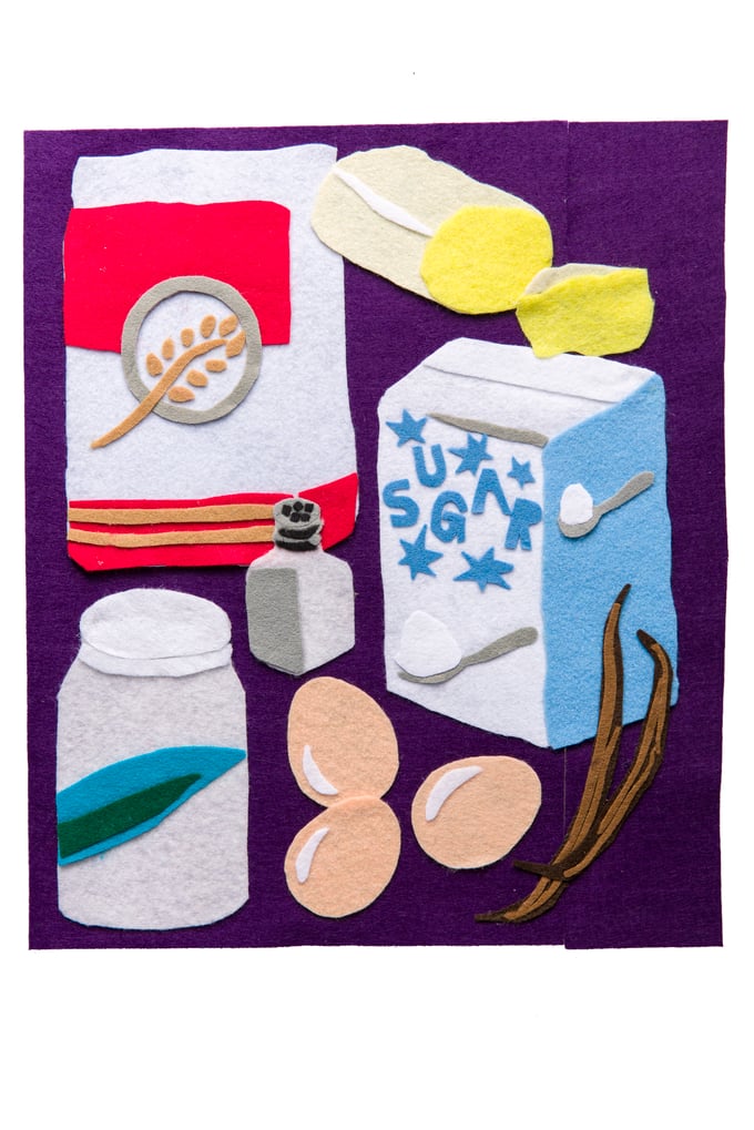 Image of Felt collage 'Basic cake'