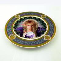Image 2 of Jareth the Goblin King - Labyrinth - Large Fine China Plate - #0773 