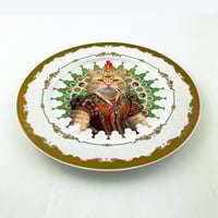 Image 2 of Lady Red - Large Fine China Plate - #0772