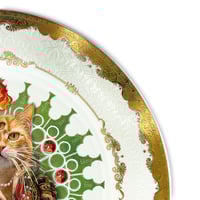Image 3 of Lady Red - Large Fine China Plate - #0772