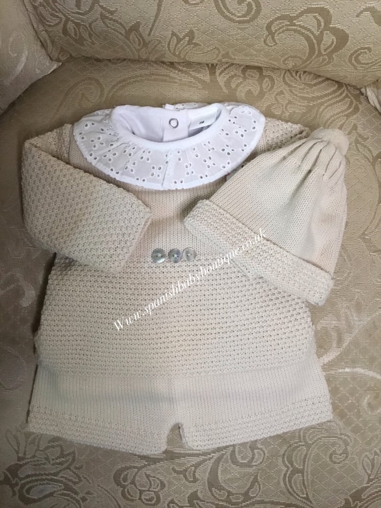 Image of Baby knit set 4 piece outfit 