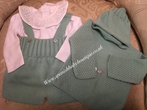 Image of Baby 4 piece knit set outfit 
