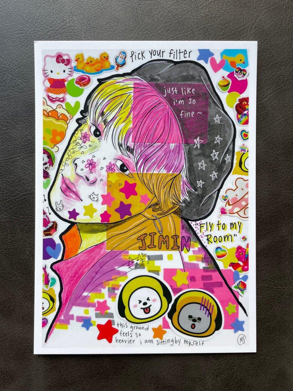 Image of "like to be loved" print set