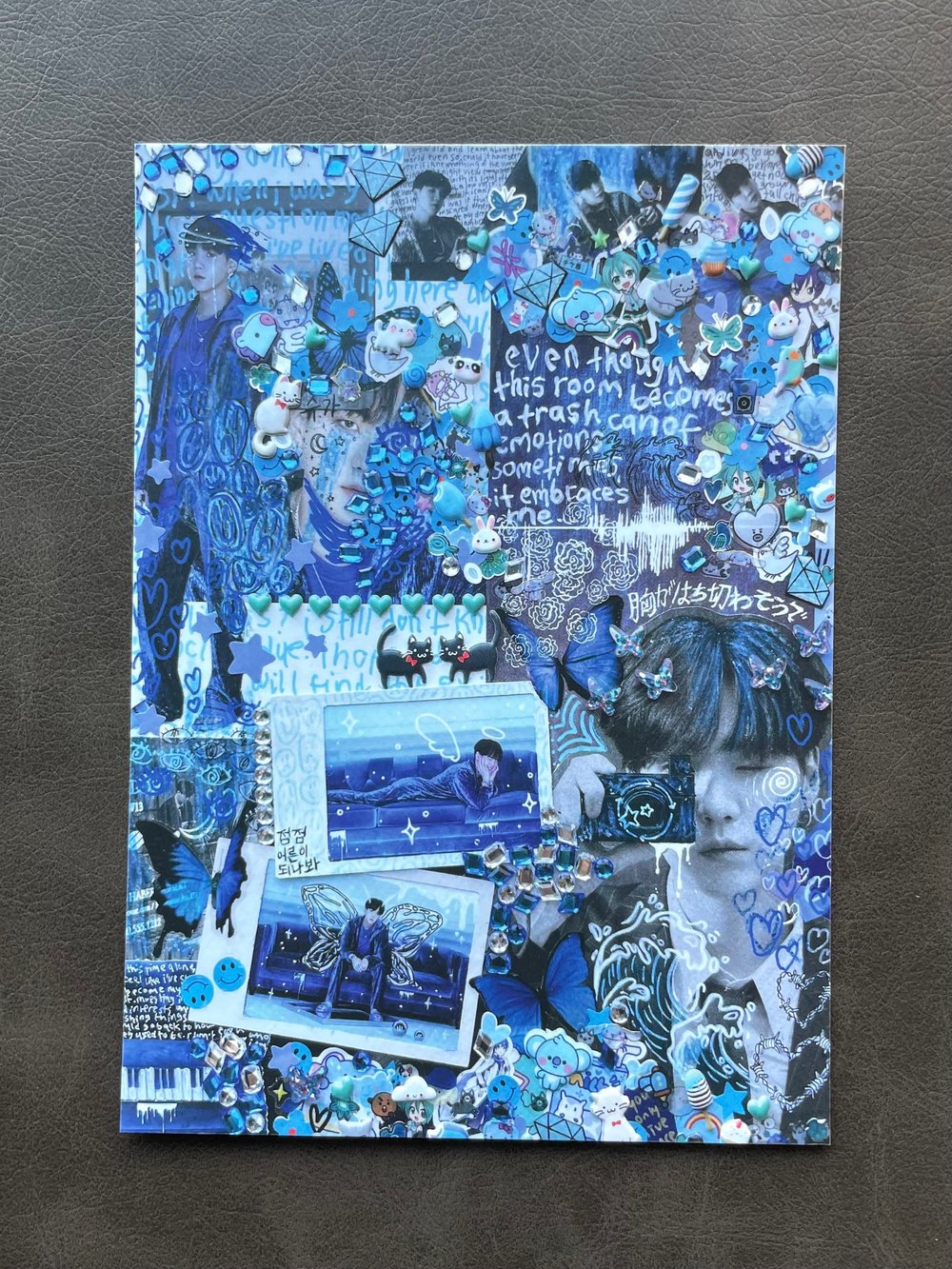 Image of "be blue" print