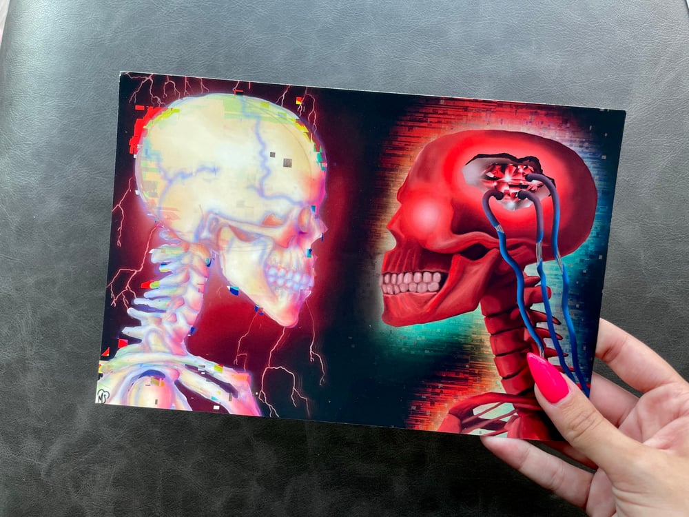 Image of [mikrokustoms x 1derful] skeletons print