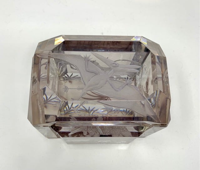 Image of Dinosaurs Lucite Box (with Pterodactyl Lid)