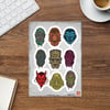 Retro Monsters Sticker Pack Vol 1