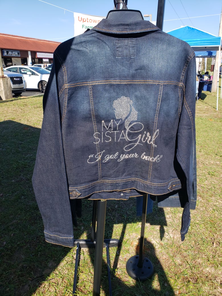 Image of My Sista Girl Dk Denim Jacket