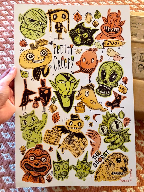 Image of Pretty Creepy Poster with FREE Beetlejuice Poster!