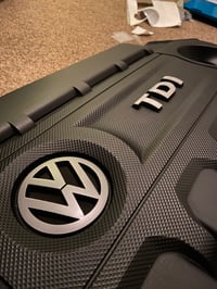 Image 4 of Vw Golf ‘TDI’ Engine Cover Sticker Kit 