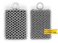 1x Classic and 1x Extra Fine scrubber