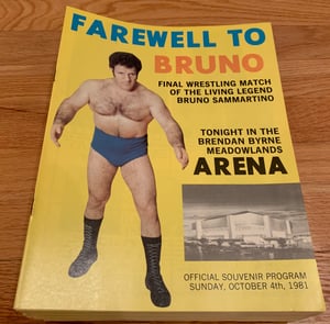 Image of ORIGINAL Bruno Sammartino Retirement Programs