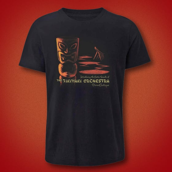 Image of Tikiyaki Orchestra - "Stereoexotique" Black T-shirt