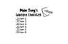 Writing Checklist Stamp