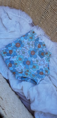 Image 3 of Blue Floral High Waisted Bummies