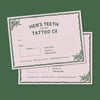 Gift Certificate