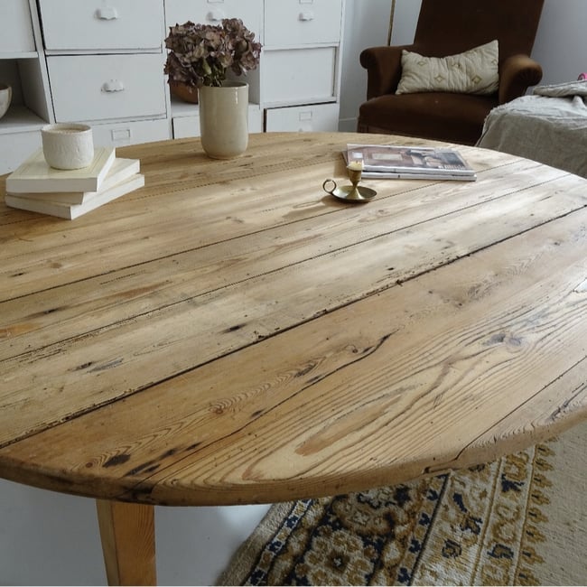 Grande table basse ovale