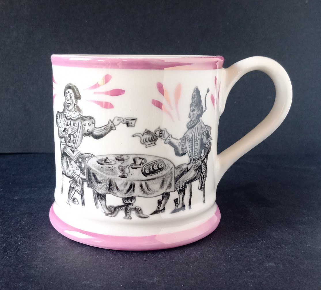Harlequinade teatime mug