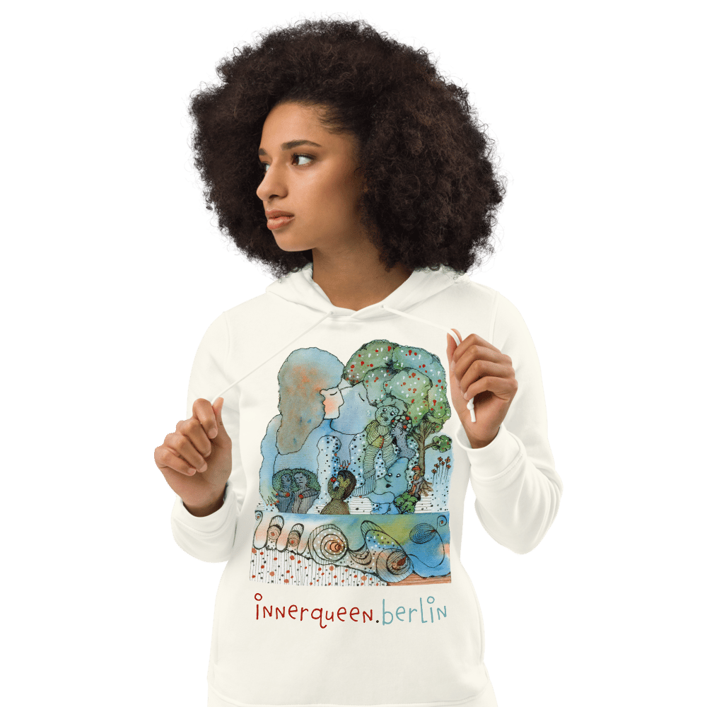Image of Two Love Women's eco fitted hoodie