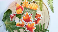 Image 2 of Sticker Pack Automne - 7 stickers WATERPROOF + 2 marque pages