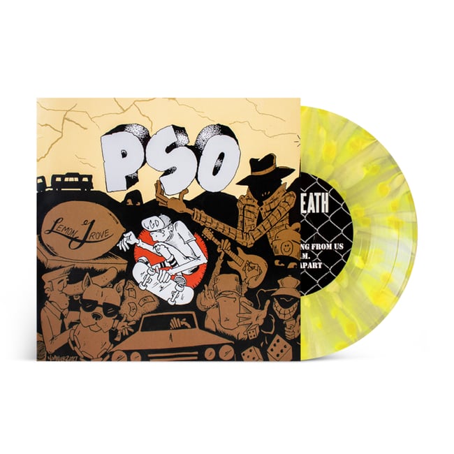 PSO / Meth Breath Split (7" Clear Yellow Splatter Vinyl)
