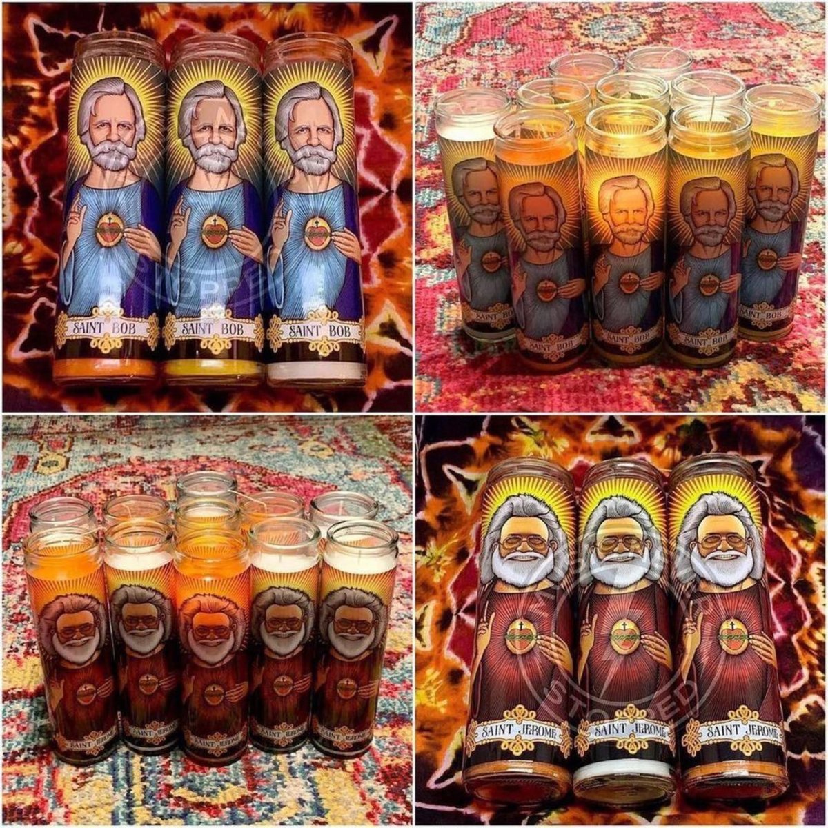 Saint Jerome & Saint Bob Prayer Candles!