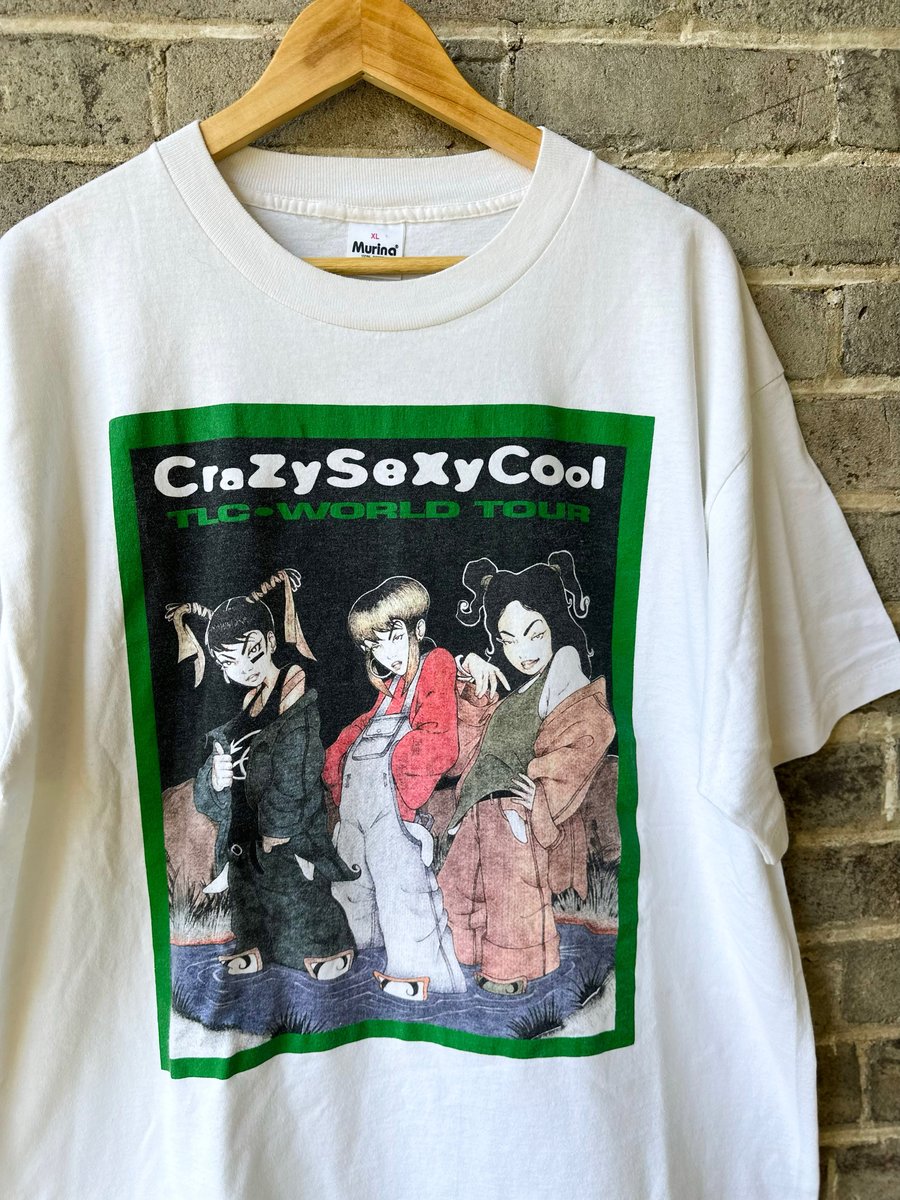 Image of 1995/1996 “TLC - CRAZY, SEXY, COOL WORLD TOUR” CONCERT TEE, SIZE: XL