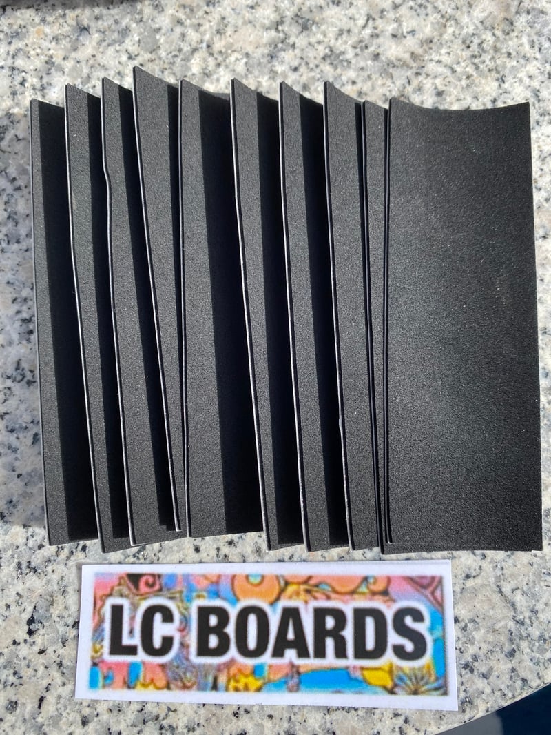 LC BOARDS Fingerboard Super Squishy FOAM Grip Tape 10 pack LC Boards