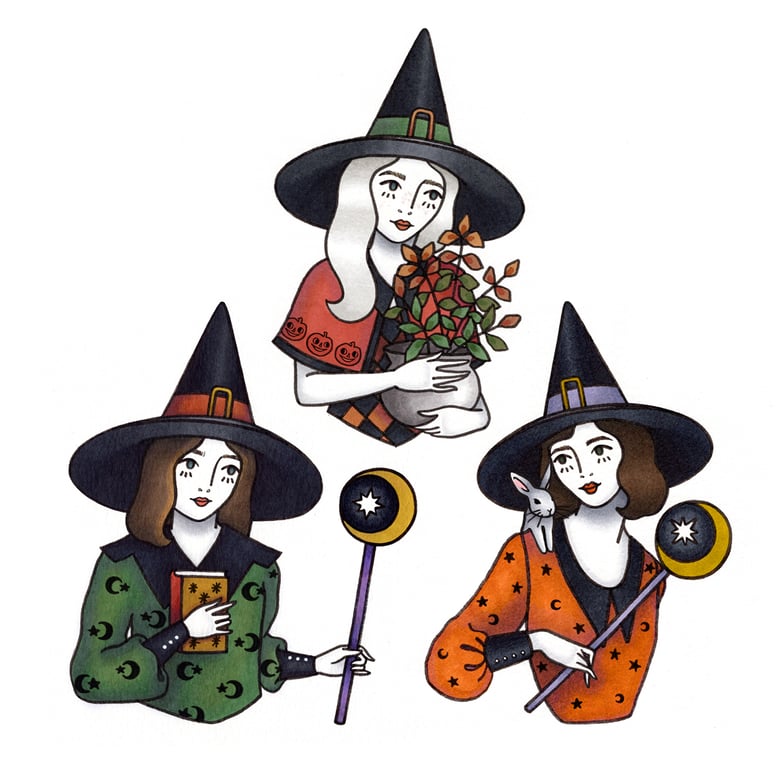 Image of custom witch portrait