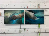 Image 2 of Painting / maleri / "All inclusive II" / 30x40 cm