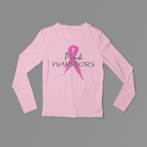 Image of Unisex Pink Warriors Short & Long Sleeve T-Shirt in Black, Pink or White