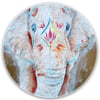 Miroir de poche "Eléphant du Rajasthan"