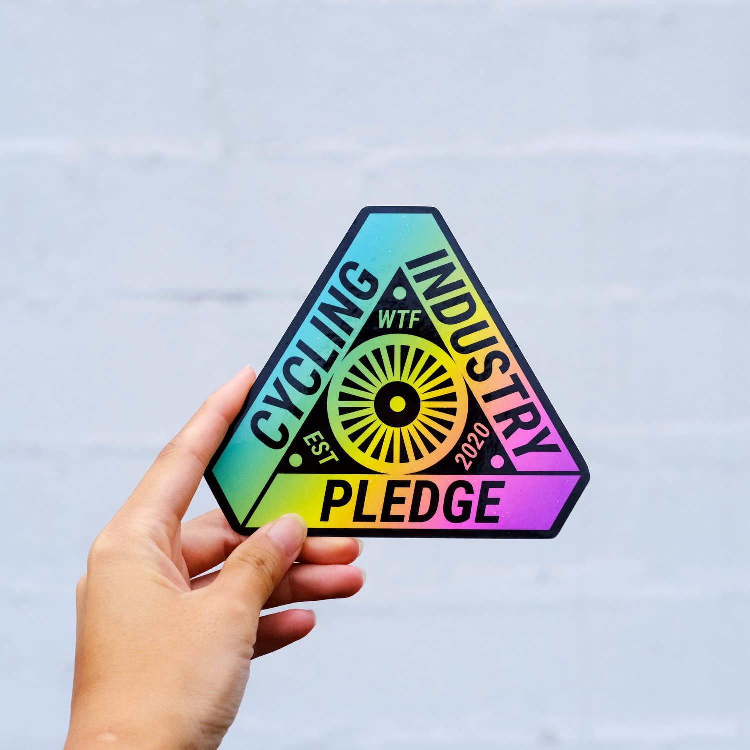Image of Cycling Industry Pledge Sticker