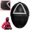  Triangle Squid Game Adult Mask = Full Face Cosplay Mask! Great for Halloween Costume!