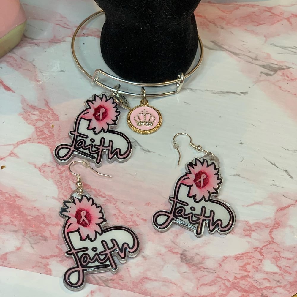 Image of Bangle & earrings set