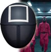 Square Squid Game Adult Mask = Full Face Cosplay Mask! Great for Halloween Costume!