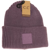 Image 3 of Unisex Large Patch Beanie - 3 Colors 
