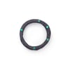 Oxidised Emerald Reticulated Ring