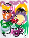 "She" - PRINTS - From Creative Juices LIVE Painting 