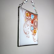 Image of Swirls and Orbs Suncatcher