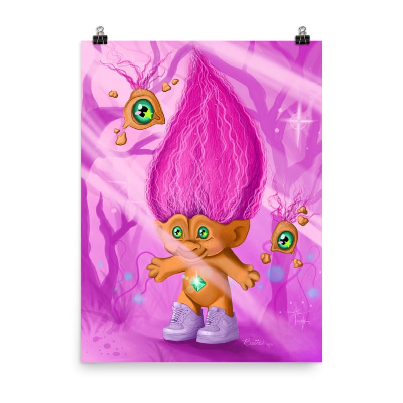 Image of TROLLIN’ print