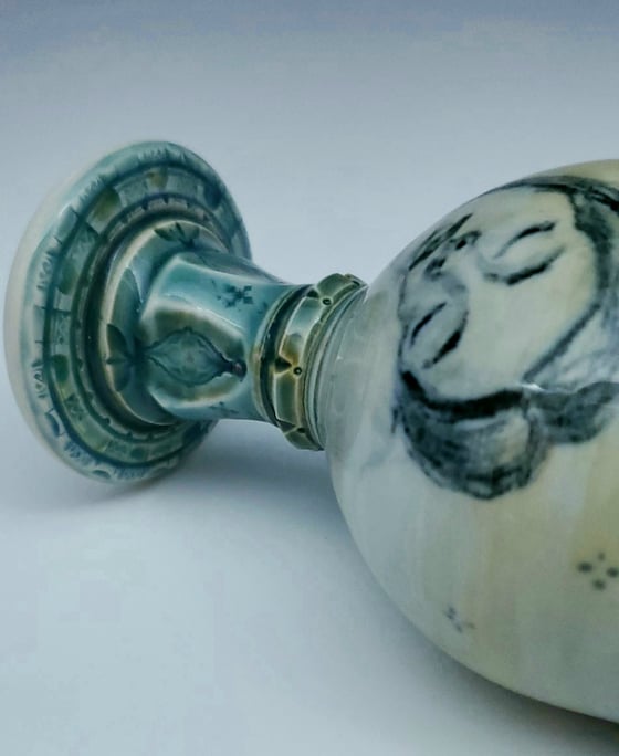 Image of Sleeping Beauty Awakening  Porcelain Chalice