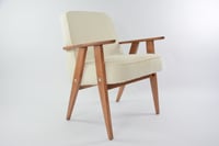 Image 1 of Fauteuil type 366 bouclette ivoire