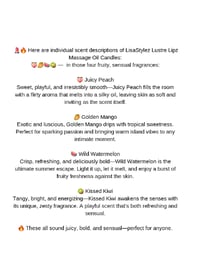 Image 4 of Massage Oil Scented Candles 4oz