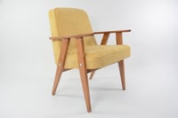 Image 1 of Fauteuil type 366 jaune pale