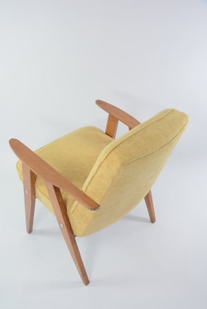 Image of Fauteuil type 366 jaune pale