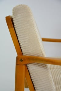 Image 4 of Banquette BZ velours côtelé crème